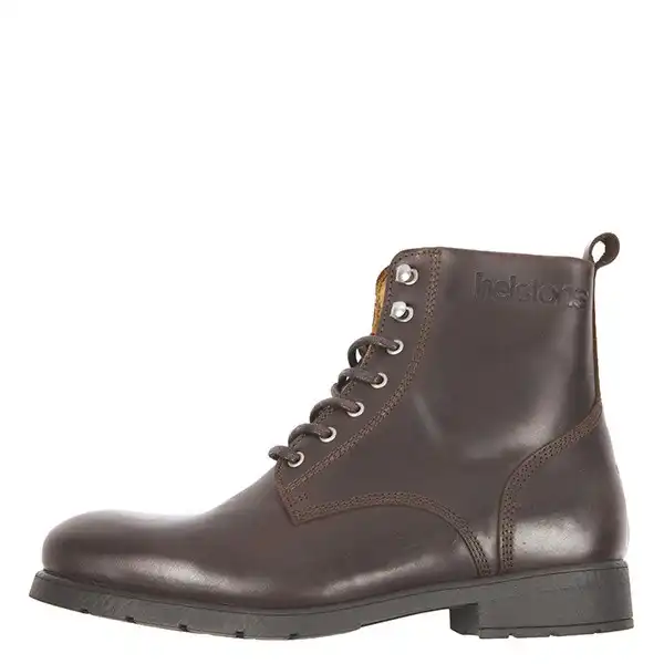 Botas hombre para moto y casual piel HELSTONS Heritage Noir