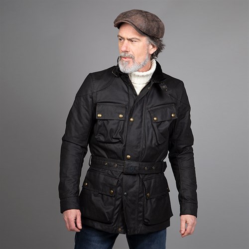 Belstaff Trialmaster Pro wax cotton jacket in black
