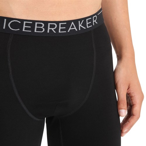 Icebreaker mens 300 MerinoFine leggings in black