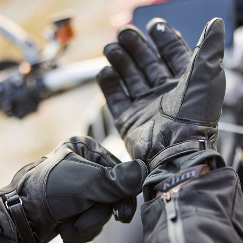 Klim Vanguard short GTX gloves in black