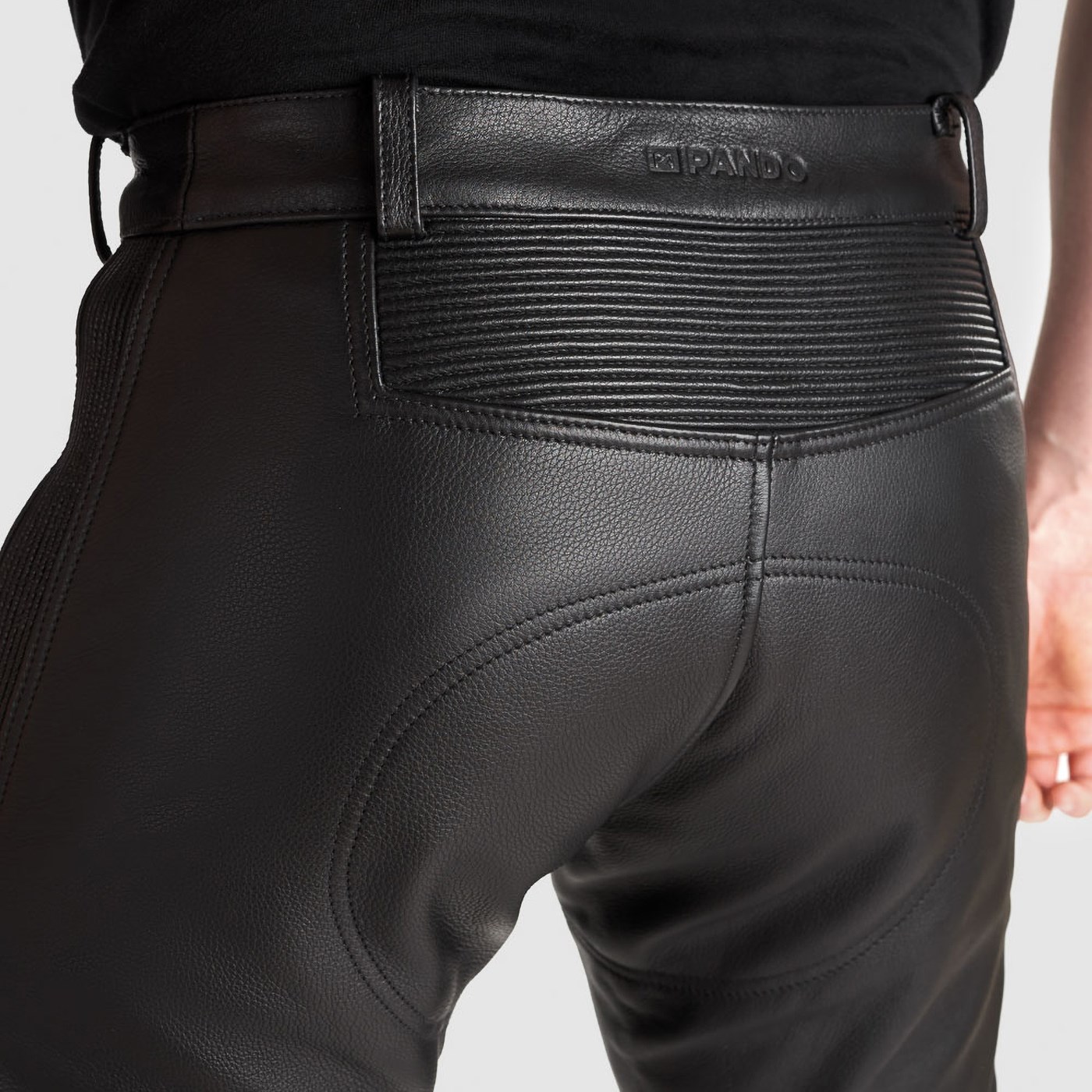 Pando Moto Katana Leather Trousers - Black - Urban Rider