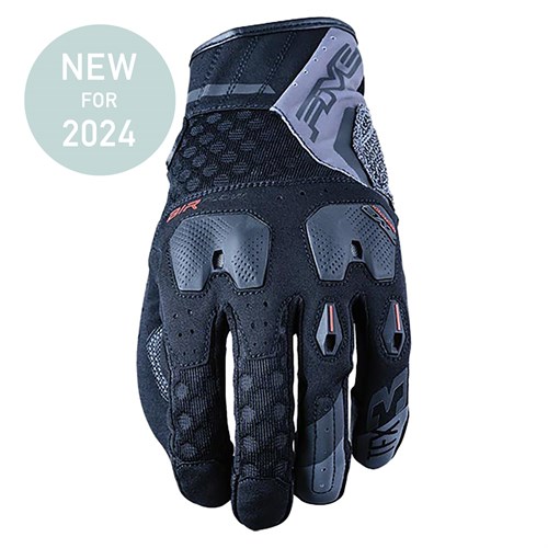 Five TFX3 Air Flow gloves in black / grey