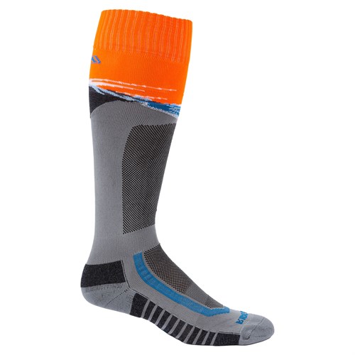 Klim Aggressor vented socks in grey / orange