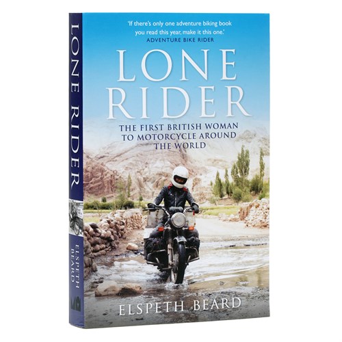 Elspeth Beard Lone Rider paperback book signed by the author