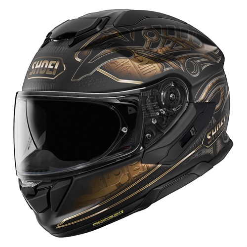 Shoei GT Air 3 Nile TC9 helmet in gold / black