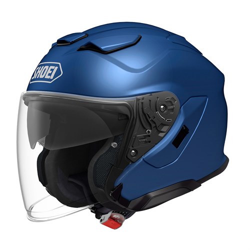 Shoei J-Cruise 3 helmet in matt blue metallic