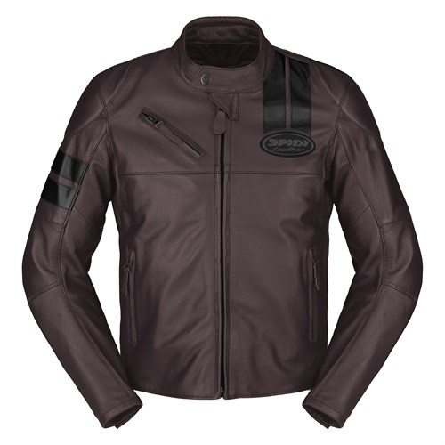 Spidi Roar leather jacket in burgundy