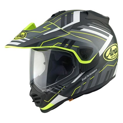 Arai Tour-X5 helmet in Trail yellow