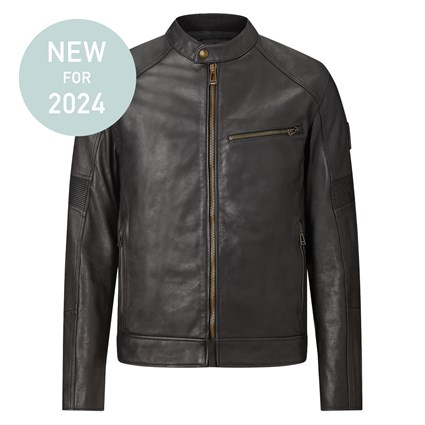 Belstaff Vanguard leather jacket in black