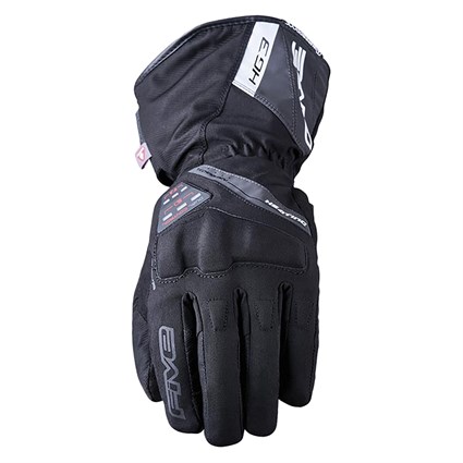 Five HG3 Evo WP ladies heated gloves in black