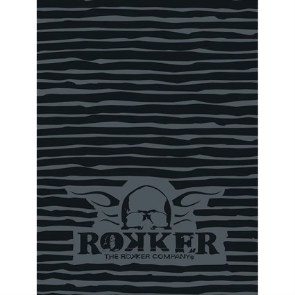 Rokker Stripes neck tube in grey / black