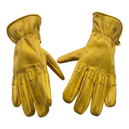 Rokker Ride Hard gloves in yellow