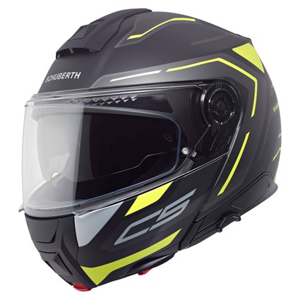 Schuberth C5 helmet Omega yellow