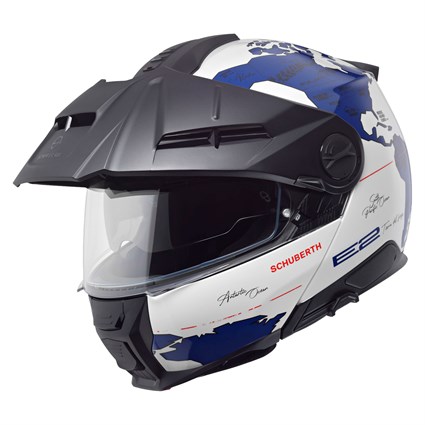 Schuberth E2 helmet in Atlas blue