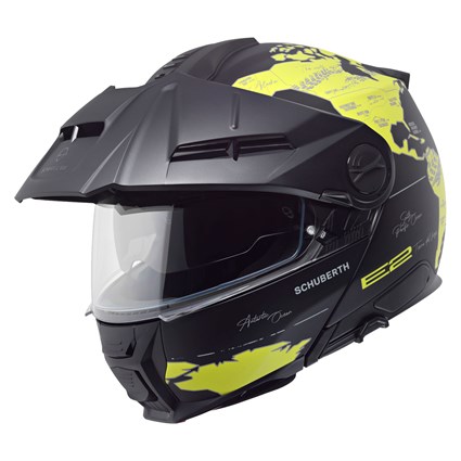 Schuberth E2 helmet in Atlas yellow