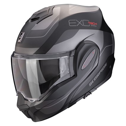 Scorpion Exo-Tech Evo Pro helmet Commuta in black / silver