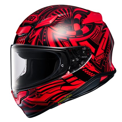 Shoei NXR2 Beaut TC1 helmet in red / black