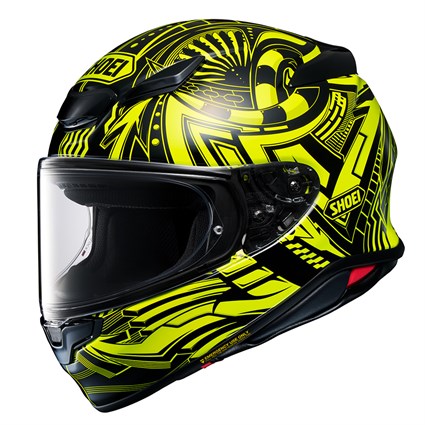 Shoei NXR2 Beaut TC3 helmet in yellow / black