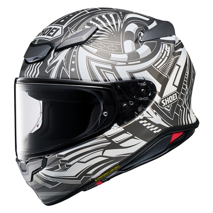 Shoei NXR2 Beaut TC6 helmet in matt black / white