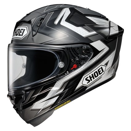 Shoei X-SPR Pro Escalate TC5 helmet in black / white / grey