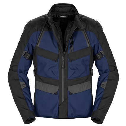 Spidi RW waterproof jacket in blue / black