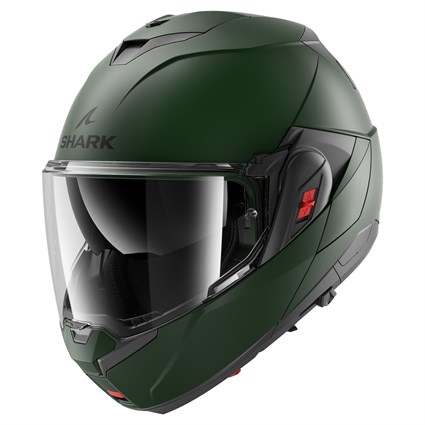 Shark OXO helmet matt green