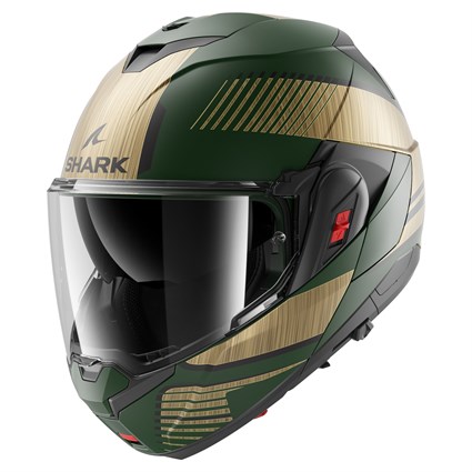 Shark OXO Sikter helmet GUQ matt green / gold