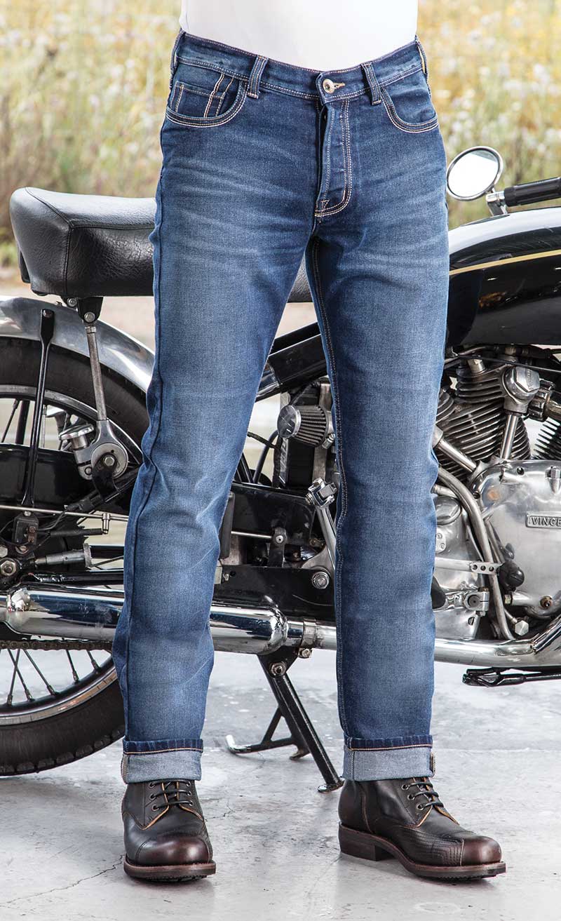 rokker rokkerTech Mid Straight Motorcycle Jeans Women incl. T-Shirt