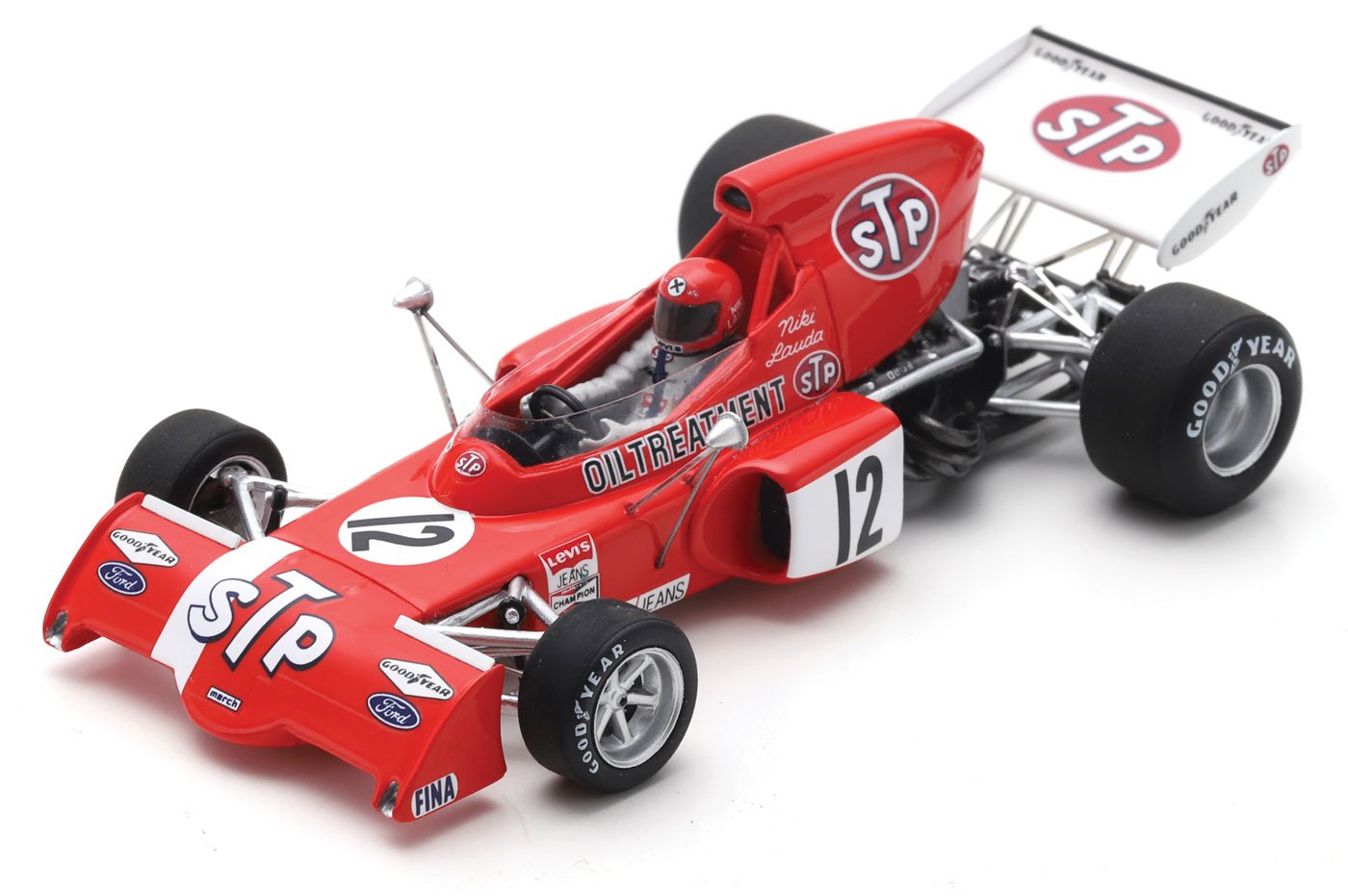 Niki Lauda signed model car, 1:43, Brabham – Racingexclusives